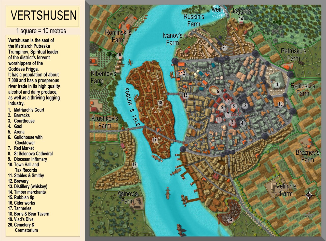 Nibirum Map: vertshusen city by Quenten Walker